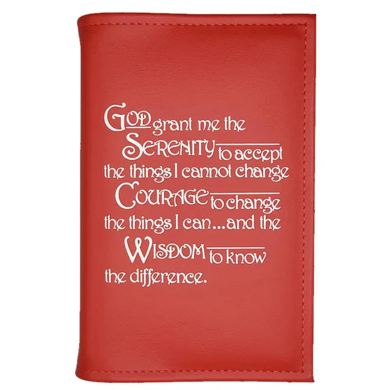 G001. AA Single Book Cover for Hardcover Big Book. Style: Plain or Serenity.   Available in 9 Colors.