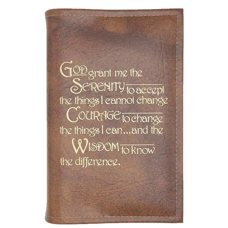 G001. AA Single Book Cover for Hardcover Big Book. Style: Plain or Serenity.   Available in 9 Colors.