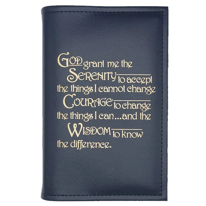 G001. AA Single Book Cover for Hardcover Big Book. Style: Plain or Serenity.   Available in 9 Colors.