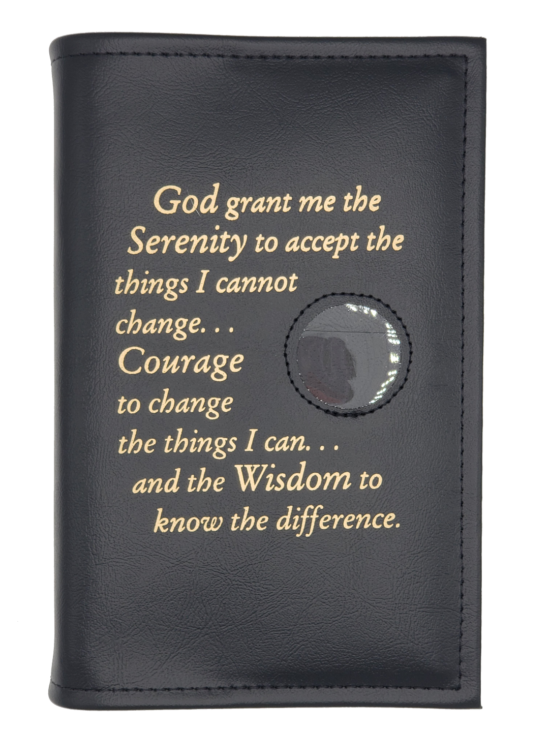 G002.  AA, Single Book Cover, for Big Book Hardcover. Serenity Prayer Cover. - Premium Gifts from Culver Enterprises - Just $29.95! Shop now at Choices Books & Gifts