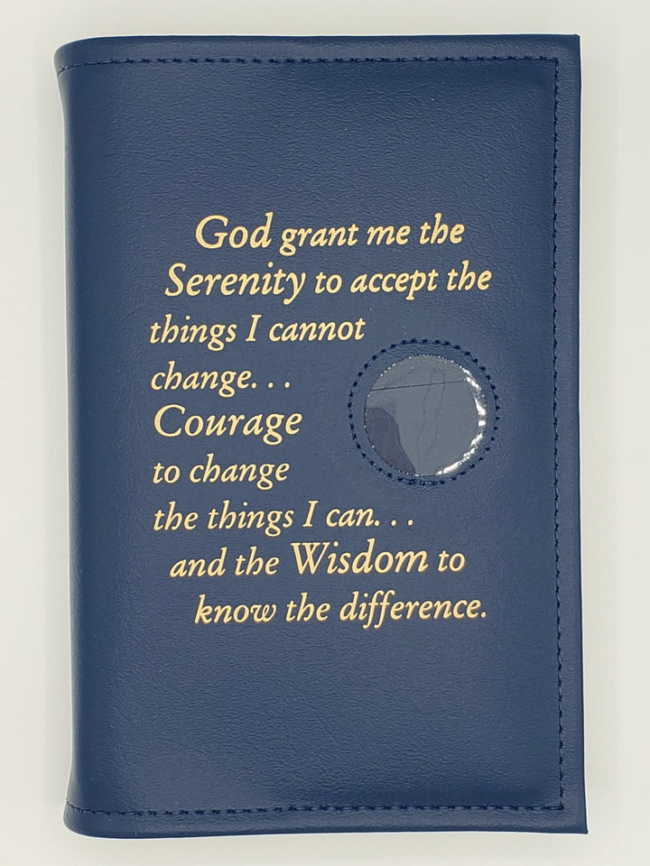 G002.  AA, Single Book Cover, for Big Book Hardcover. Serenity Prayer Cover. - Premium Gifts from Culver Enterprises - Just $29.95! Shop now at Choices Books & Gifts