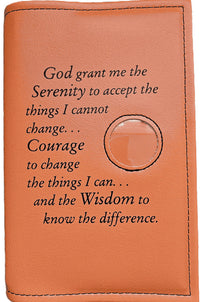 G002.  AA Single for Hardcover Big Book. Style: Plain or Serenity w Coin Slot.   Available in 10 Colors.