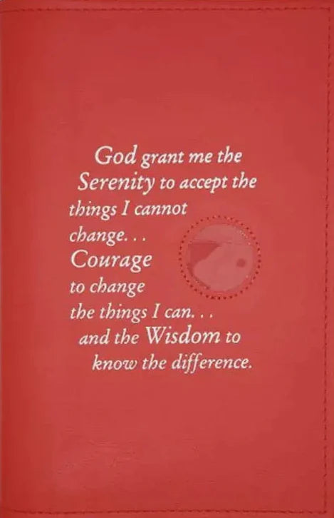 G002.  AA Single for Hardcover Big Book. Style: Plain or Serenity w Coin Slot.   Available in 10 Colors.