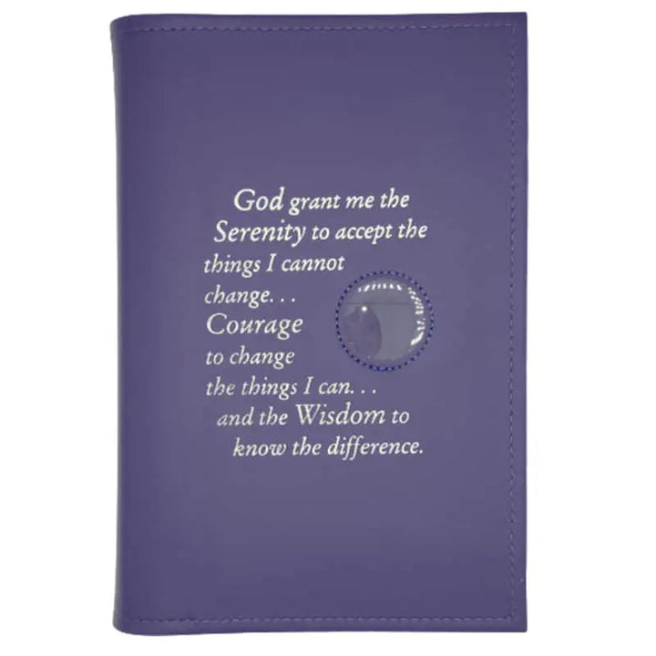 G003. AA SINGLE Book Cover, LARGE PRINT.  Serenity w Coin Slot.  9 Colors.