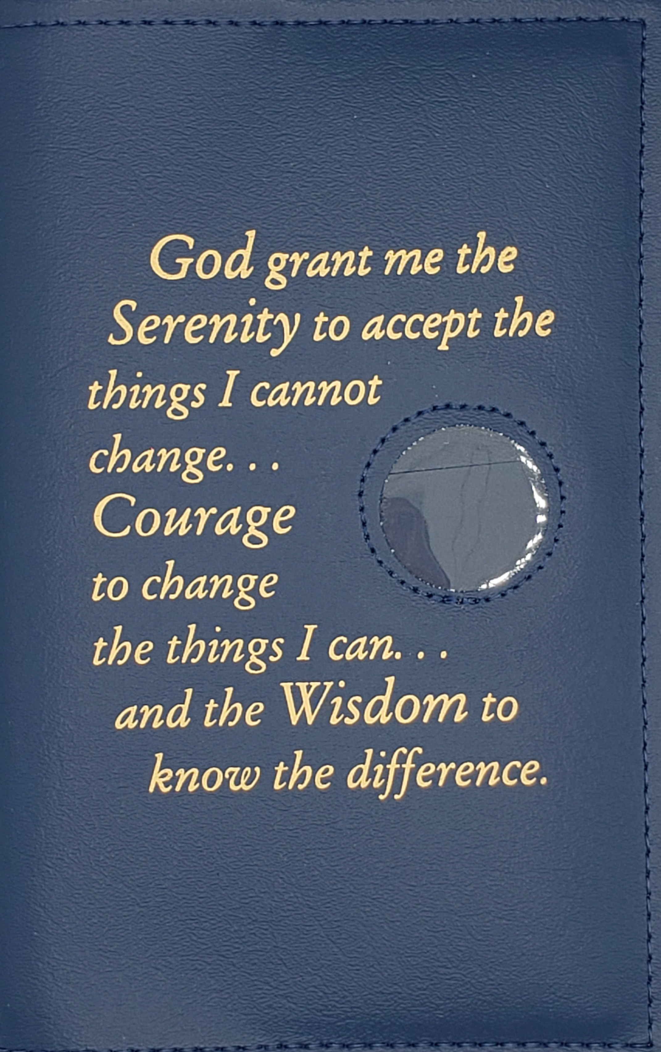 G003. AA, Single Book Cover, for Large Print Big Book Softcover. Serenity Prayer. - Premium Gifts from Culver Enterprises - Just $29.95! Shop now at Choices Books & Gifts