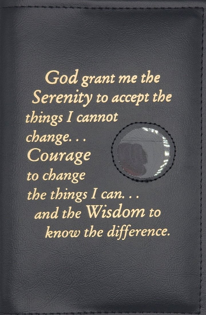 G003. AA, Single Book Cover, for Large Print Big Book Softcover. Serenity Prayer. - Premium Gifts from Culver Enterprises - Just $29.95! Shop now at Choices Books & Gifts