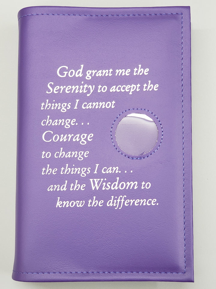 G003. AA, Single Book Cover, for Large Print Big Book Softcover. Serenity Prayer. - Premium Gifts from Culver Enterprises - Just $29.95! Shop now at Choices Books & Gifts