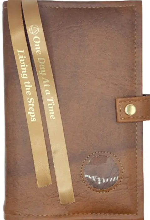 G004. AA DOUBLE Book Cover, Hardcovers.   Plain w Coin Holder.   10 Colors.