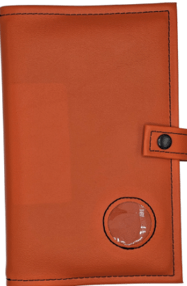 G004. AA Double Book Cover for Hardcover Big Book.  Style: Plain w Coin Holder.   Available in 10 Colors.