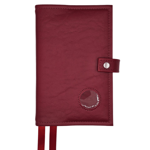 G004. AA Double Book Cover for Hardcover Big Book.  Style: Plain w Coin Holder.   Available in 10 Colors.