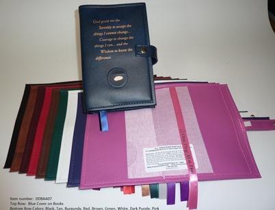 G005. AA, Double Book Cover, for Hardcover Big Book & 12n12. Serenity Prayer. - Premium Gifts from Culver Enterprises - Just $42.95! Shop now at Choices Books & Gifts