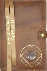G007. NA Double Book Cover for Hardcover. Style:  NA Symbol w Coin Holder.  Available in 10 Colors.