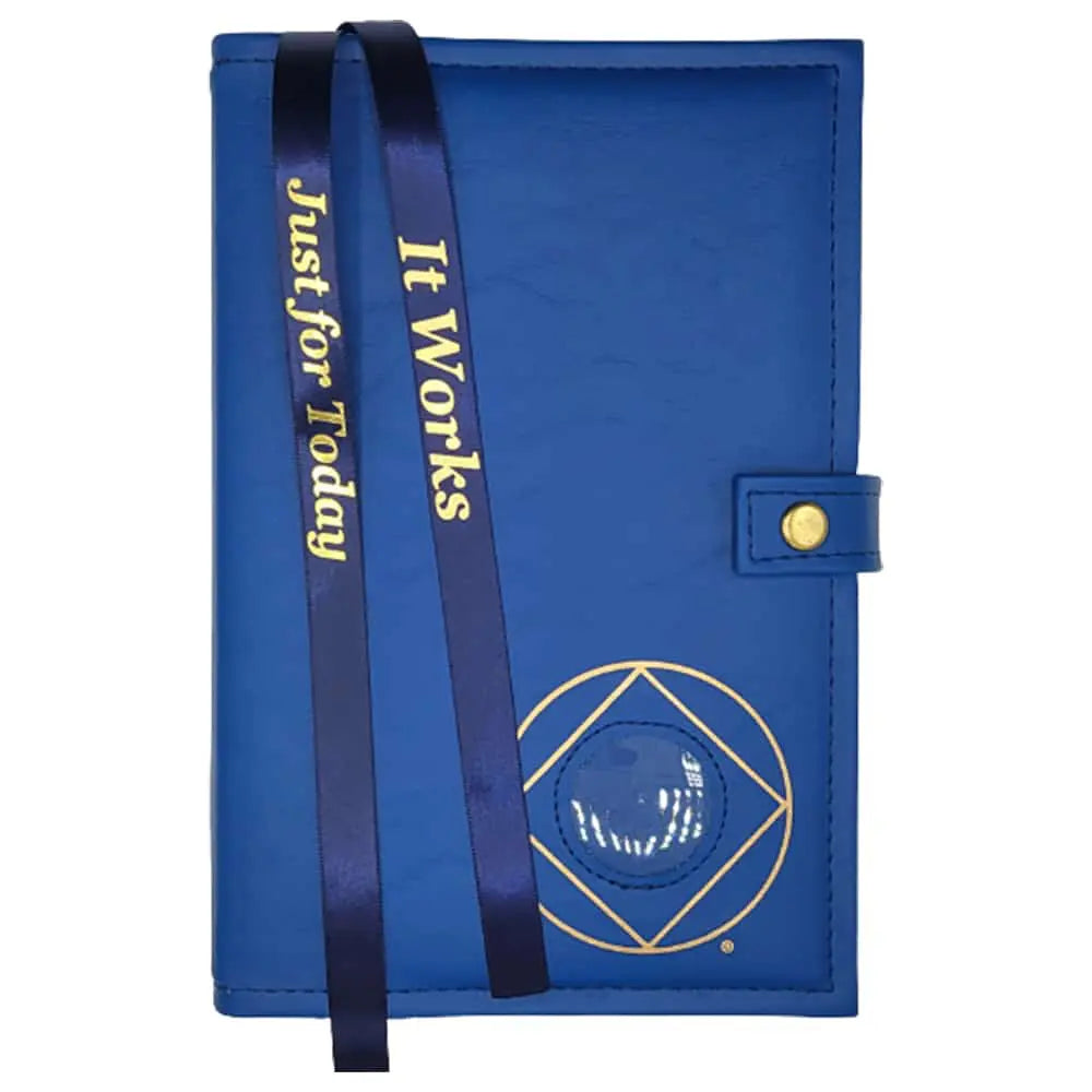 G007. NA Double Book Cover for Hardcover. Style:  NA Symbol w Coin Holder.  Available in 10 Colors.