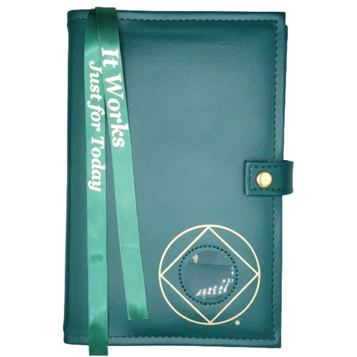 G007. NA Double Book Cover for Hardcover. Style:  NA Symbol w Coin Holder.  Available in 10 Colors.