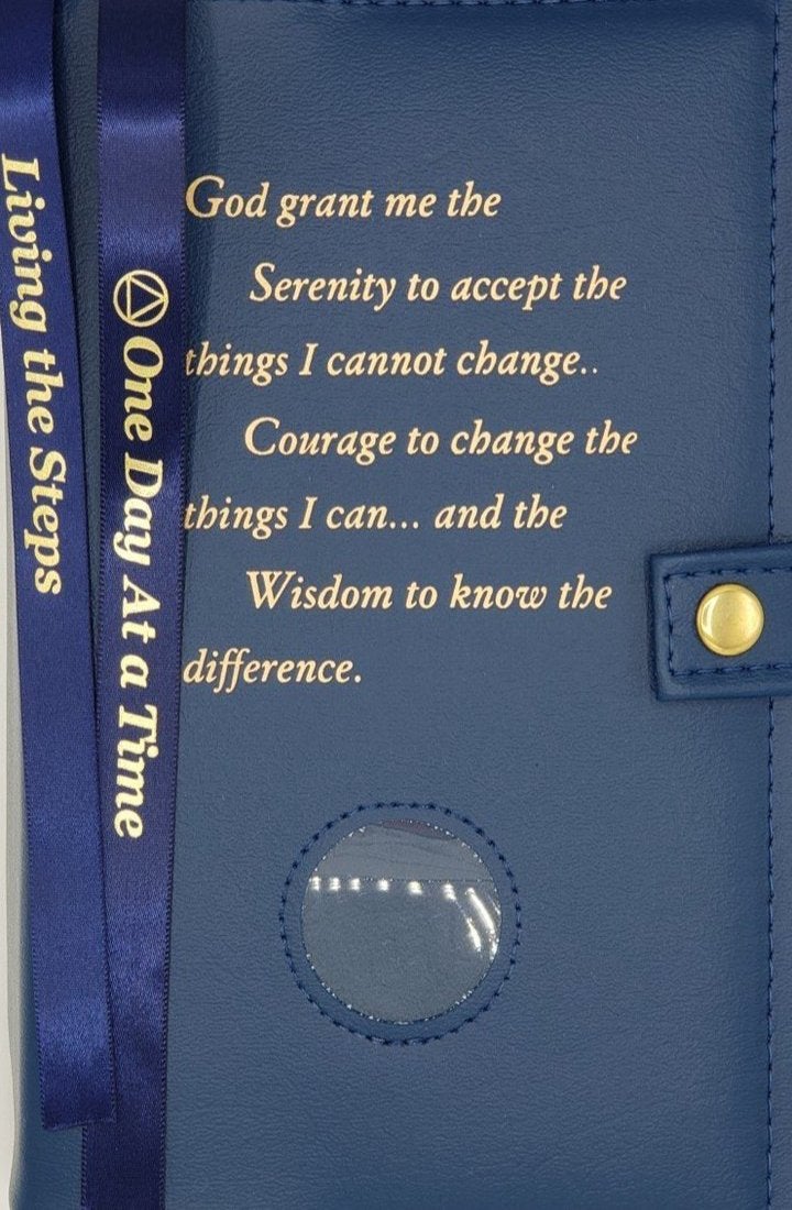 G008. NA, Double Book Cover for Hardcover Basic Text & How It Works. Serenity Prayer. - Premium Gifts from Culver Enterprises - Just $42.95! Shop now at Choices Books & Gifts