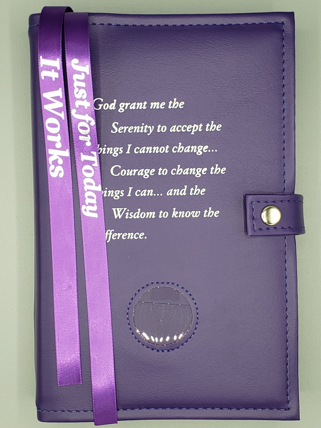 G008. NA, Double Book Cover for Hardcover Basic Text & How It Works. Serenity Prayer. - Premium Gifts from Culver Enterprises - Just $42.95! Shop now at Choices Books & Gifts