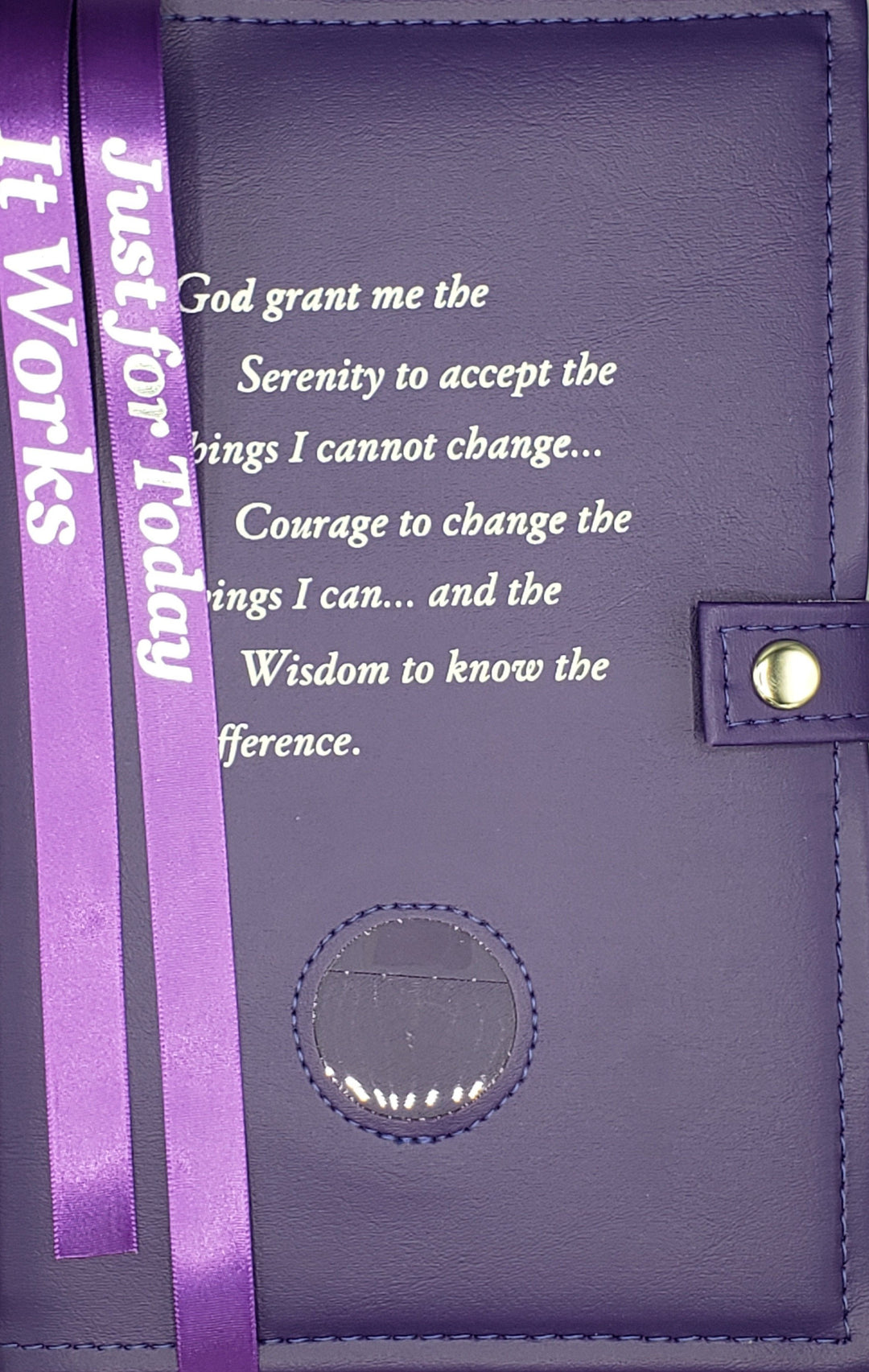 G008. NA, Double Book Cover for Hardcover Basic Text & How It Works. Serenity Prayer. - Premium Gifts from Culver Enterprises - Just $42.95! Shop now at Choices Books & Gifts