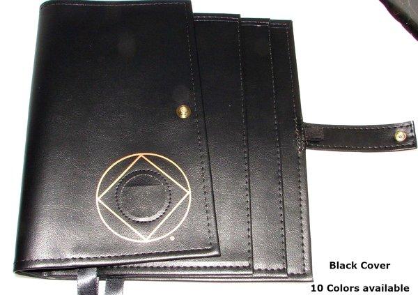 G009. NA, Triple Book Cover.  NA Symbol. - Premium Gifts from Culver Enterprises - Just $59.95! Shop now at Choices Books & Gifts