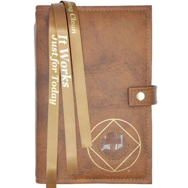 G010. NA TRIPLE Book Cover, NA Hardcovers.    NA Symbol or Serenity.  10 Colors.