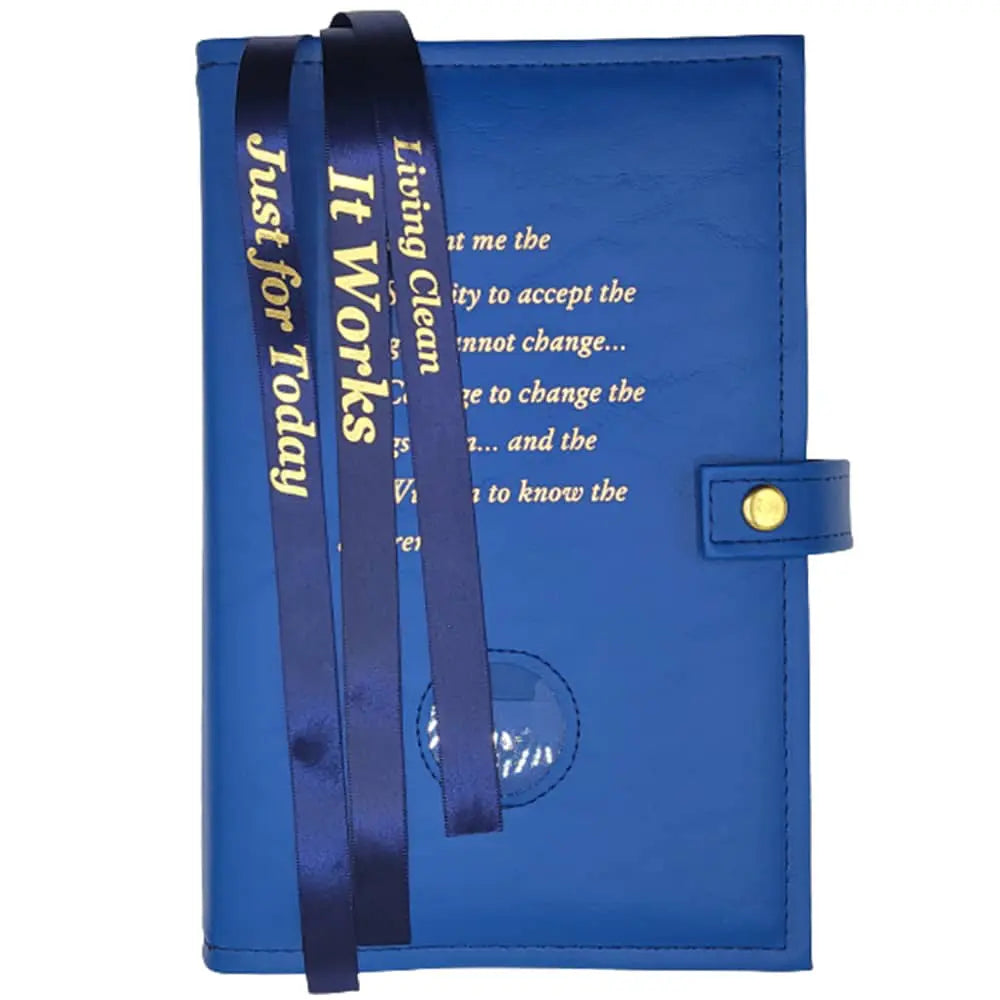 G010. NA TRIPLE Book Cover, NA Hardcovers.    NA Symbol or Serenity.  10 Colors.