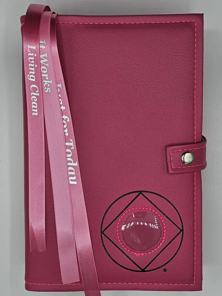 G010. NA TRIPLE Book Cover, NA Hardcovers.    NA Symbol or Serenity.  10 Colors.