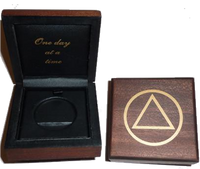 G027. Medallion Box: AA, Mahogany Natural Finish. - Premium Gifts from Culver Enterprises - Just $54.95! Shop now at Choices Books & Gifts