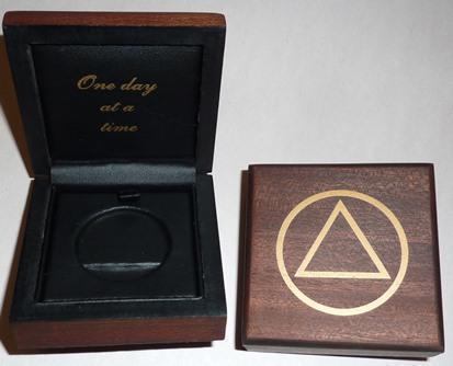 G027. Medallion Box: AA, Mahogany Natural Finish. - Premium Gifts from Culver Enterprises - Just $54.95! Shop now at Choices Books & Gifts