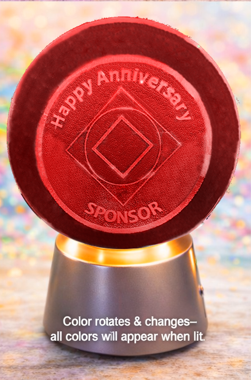 NA SPONSOR Crystal Coin Sphere Medallions. (Custom Made - takes 14 days for delivery.) - Choices Books & Gifts