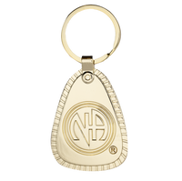 G043. Key Chain: NA Gold Metal