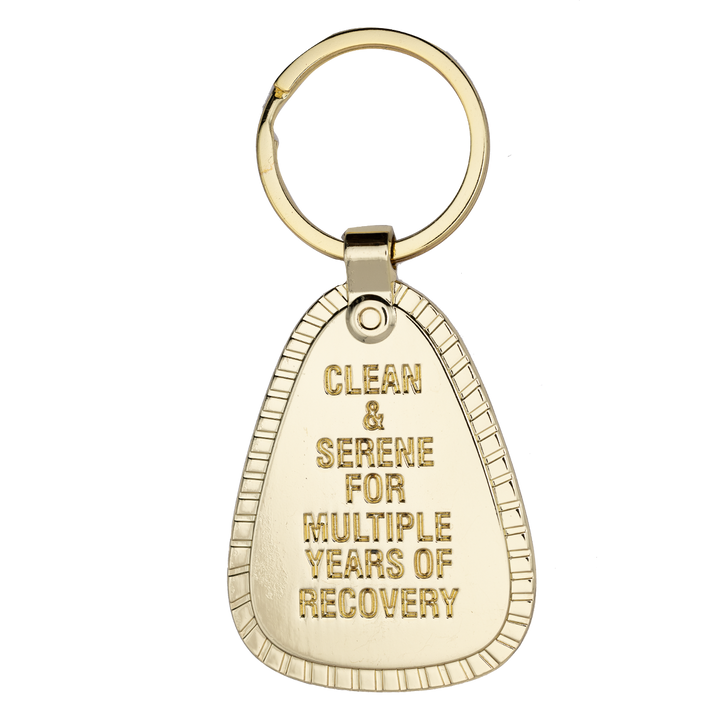G043a. Key Chain: NA, Multiple Years, Gold.