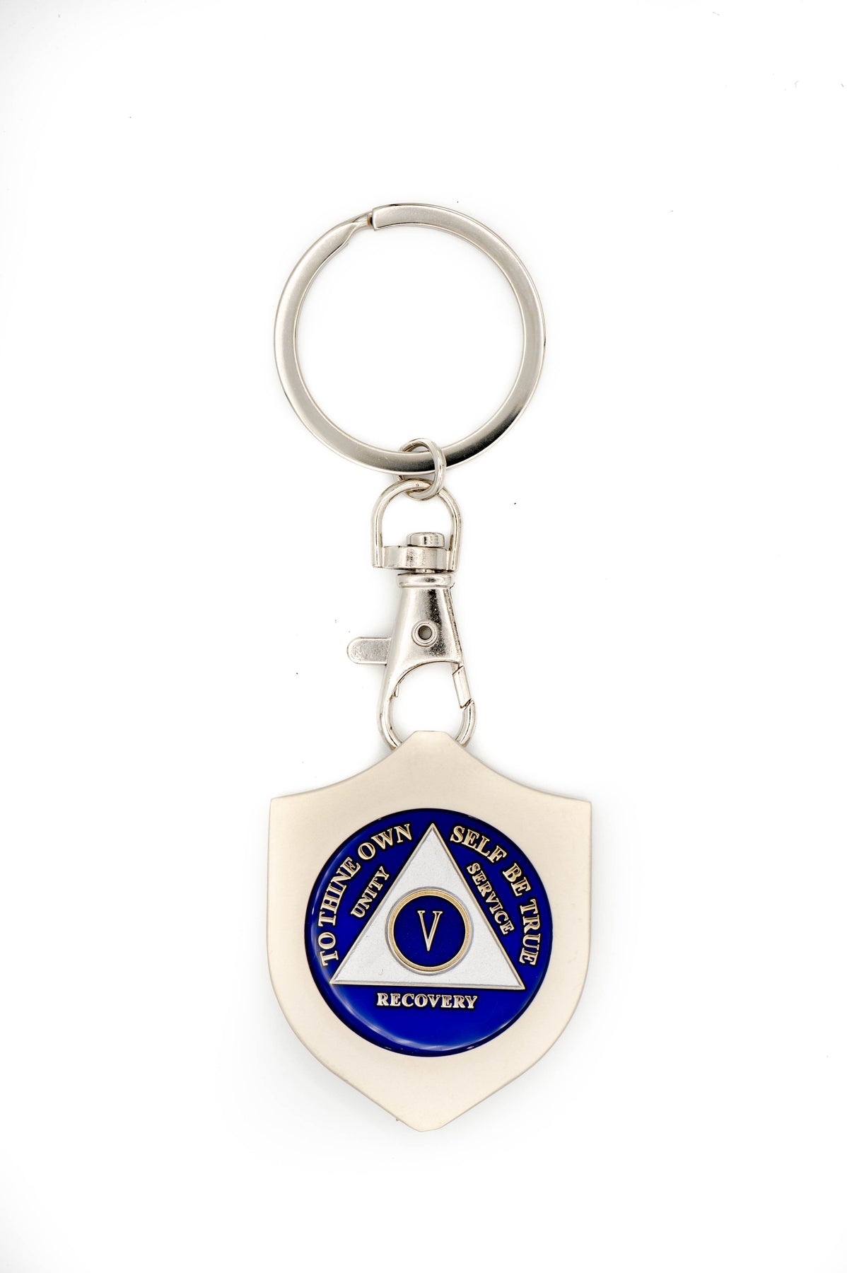 RecoveryChip AA Bronze Medallion Silicone Keychain Holder Set Year 1 - 45 Available Month 1 - 11 and 18 4 Year