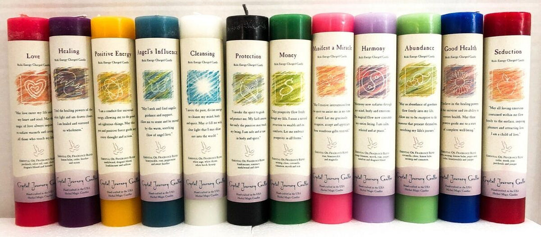 G062. Candle: Herbal Magic Pillars*