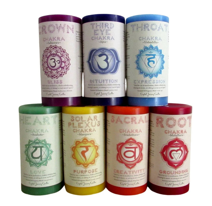 G063. Candle: Chakra Tapers*