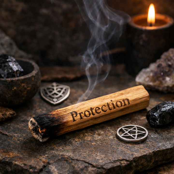 G072. Palo Santo w WORDS Burning Sticks. Variety