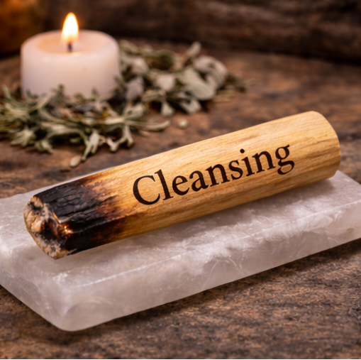 G073. Palo Santo w WORDS Burning Sticks. Variety