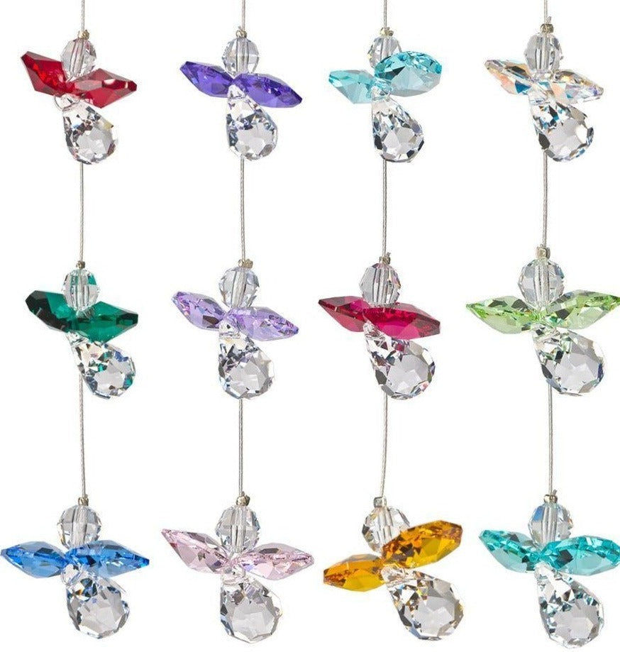 G190. Crystal Guardian Angel - 12 Colors - Choices Books & Gifts
