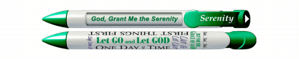 Pen: Serenity Prayer Recovery Pen - Choices Books & Gifts