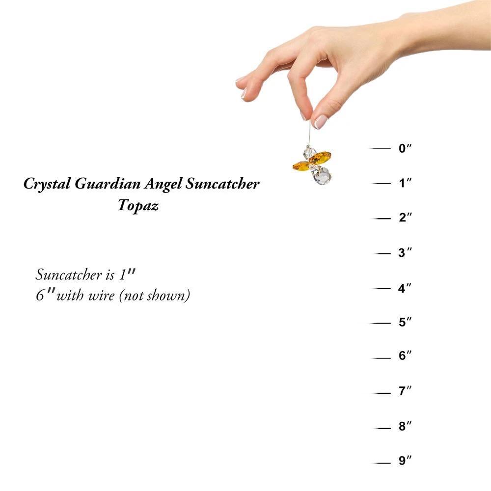 G190. Crystal Guardian Angel - 12 Colors - Premium Gifts from Woodstock Percussions - Just $14.95! Shop now at Choices Books & Gifts