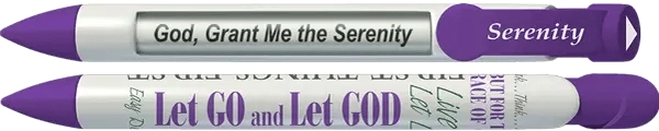 G097. Pen: Serenity Prayer Recovery Pen