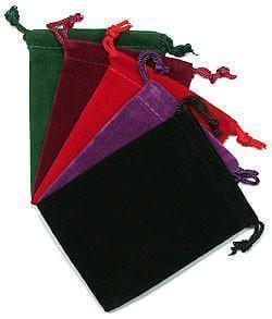 G087. Velvet Pouch - 6 Color Options - Choices Books & Gifts