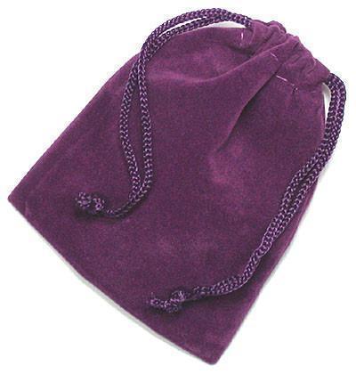 G087. Velvet Pouch - 6 Color Options - Choices Books & Gifts