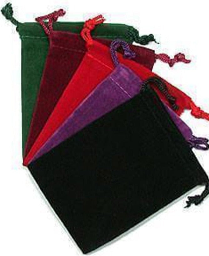 G087. Velvet Pouch - 6 Color Options - Choices Books & Gifts