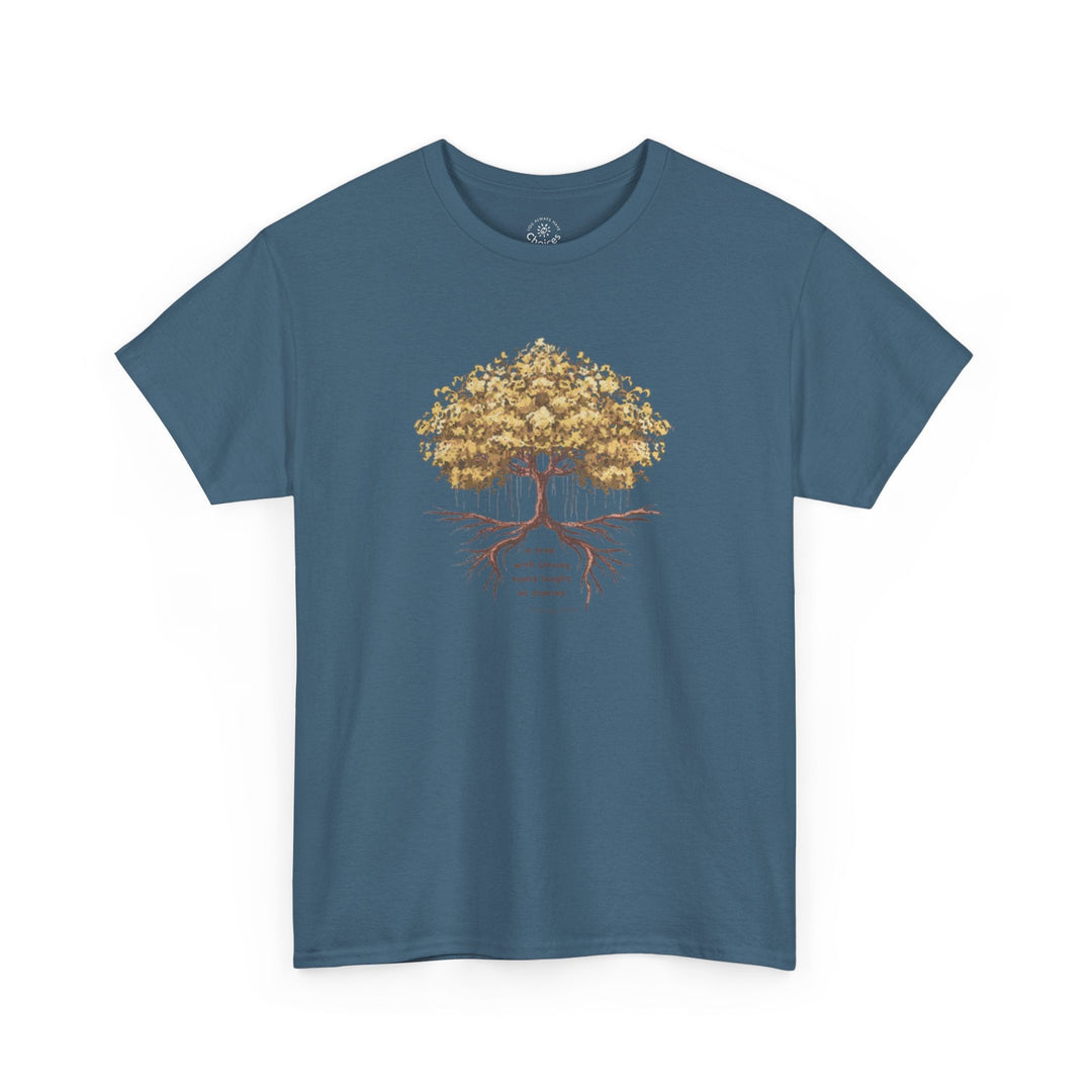 G118. Tree with Strong Roots T-shirt (Unisex). Many Colors Available