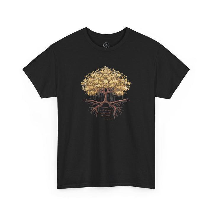 G118. Tree with Strong Roots T-shirt (Unisex). Many Colors Available