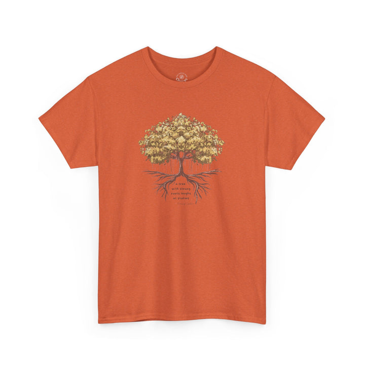 G118. Tree with Strong Roots T-shirt (Unisex). Many Colors Available