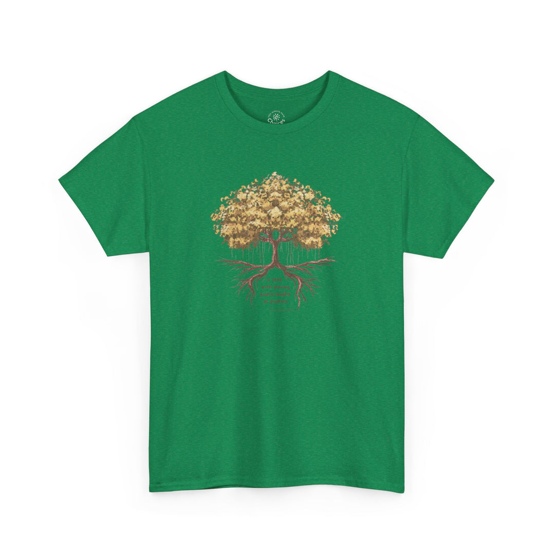 G118. Tree with Strong Roots T-shirt (Unisex). Many Colors Available