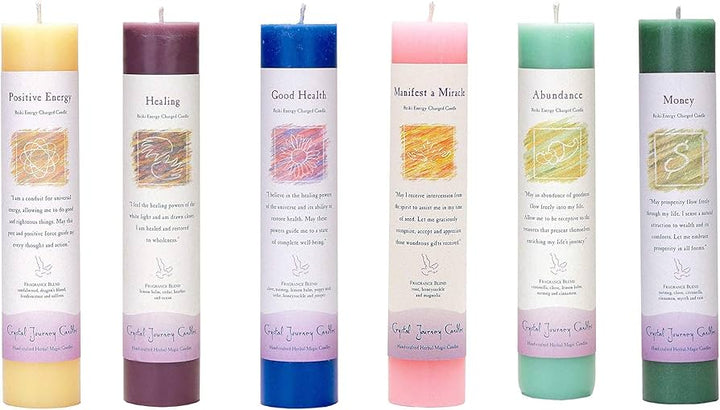 G119. Candle: Herbal Magic Pillars*