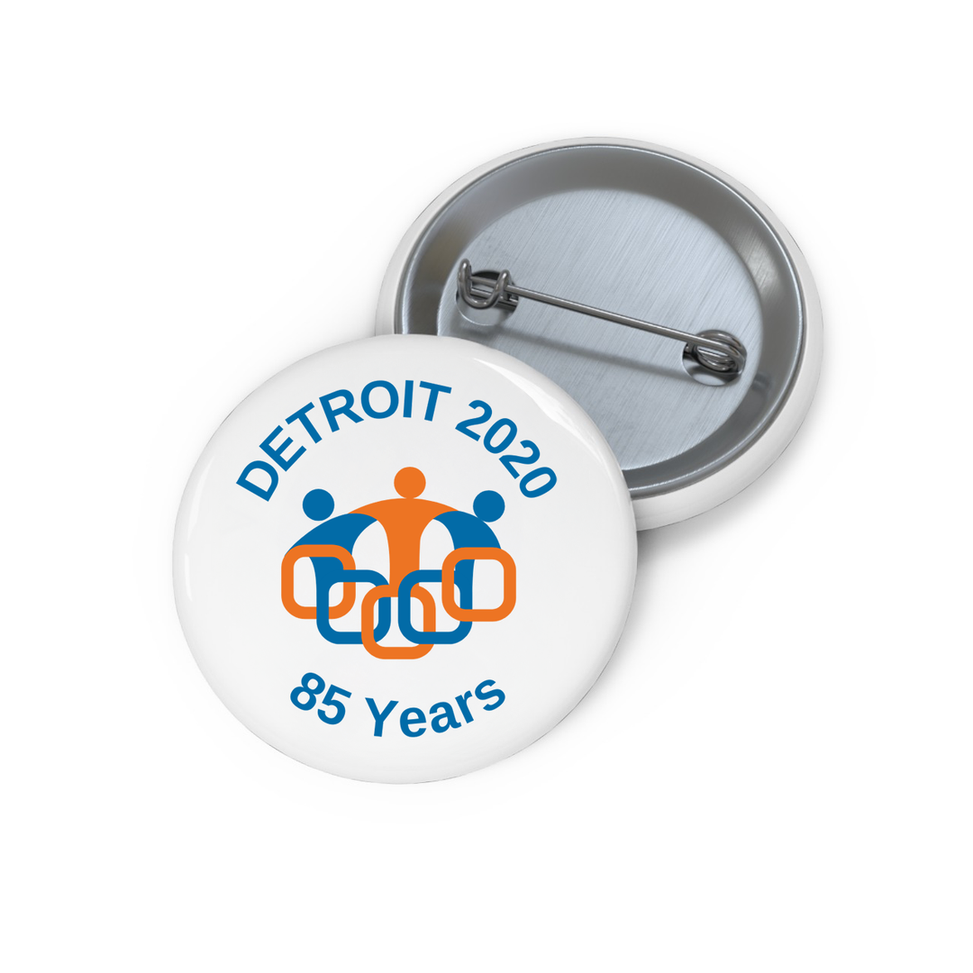 Detroit Pin Buttons - Choices Books & Gifts