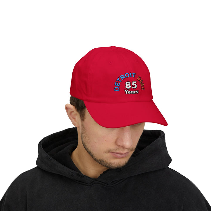 G125. Detroit Hat, Embroidered, Multiple HColors.