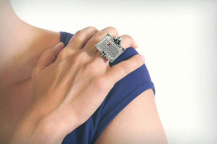 AGR60. "Your Special Day" Mini Calendar Charm Ring - Premium Jewelry from Daniella Darren Park - Just $44.95! Shop now at Choices Books & Gifts